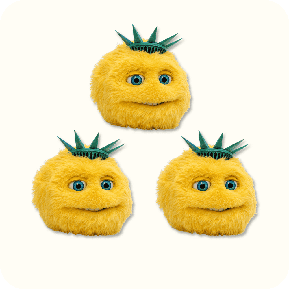 Liberty Biberty Plush 3PCS Liberty Biberty Plush 3PCS