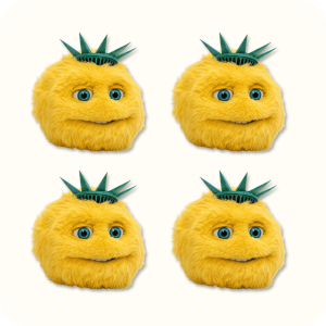 Liberty Biberty Plush 4PCS